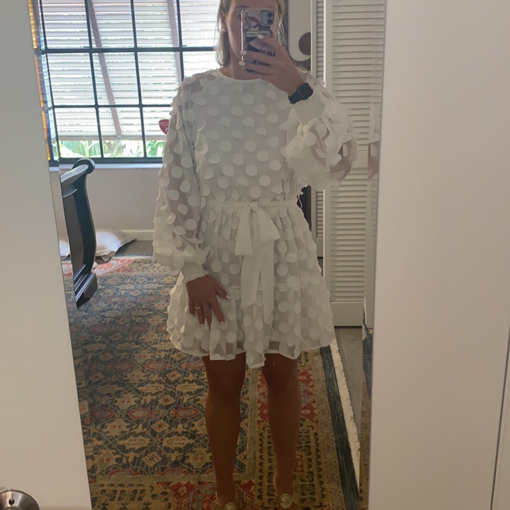Bridal shower white dress